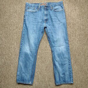 Vintage LEVI'S 514 Jeans Men's 38x30 Blue Slim Straight Cotton Denim Classic